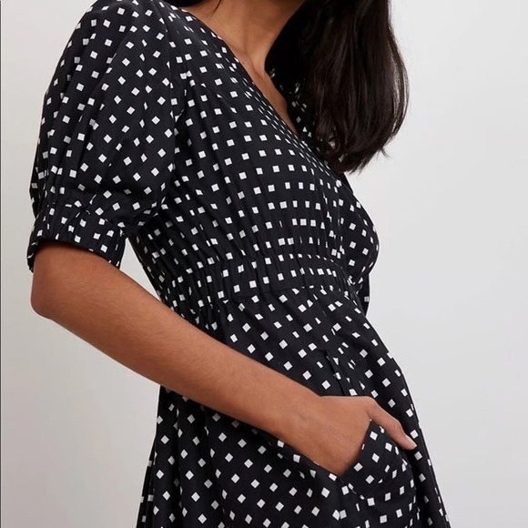 NWT The Kit by Daniel Vosovic Sophie Dress in Black Cubes Size XS - Picture 2 of 12